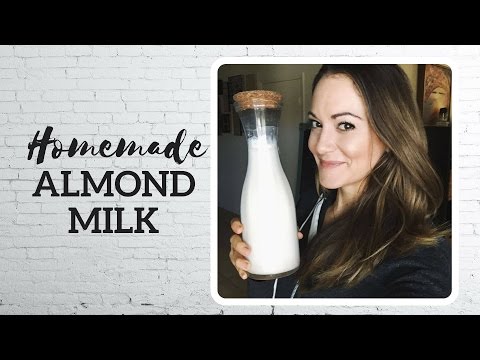 EASY Homemade Almond Milk Recipe